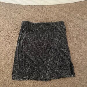 Princess Polly Glittery Black Skirt